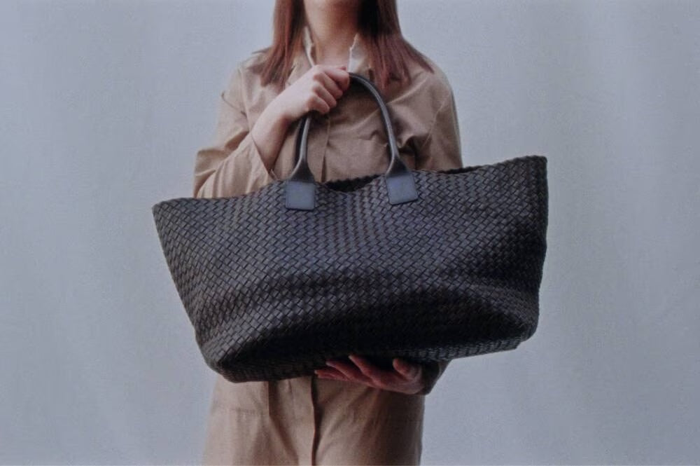 A selection of luxury leather bags
