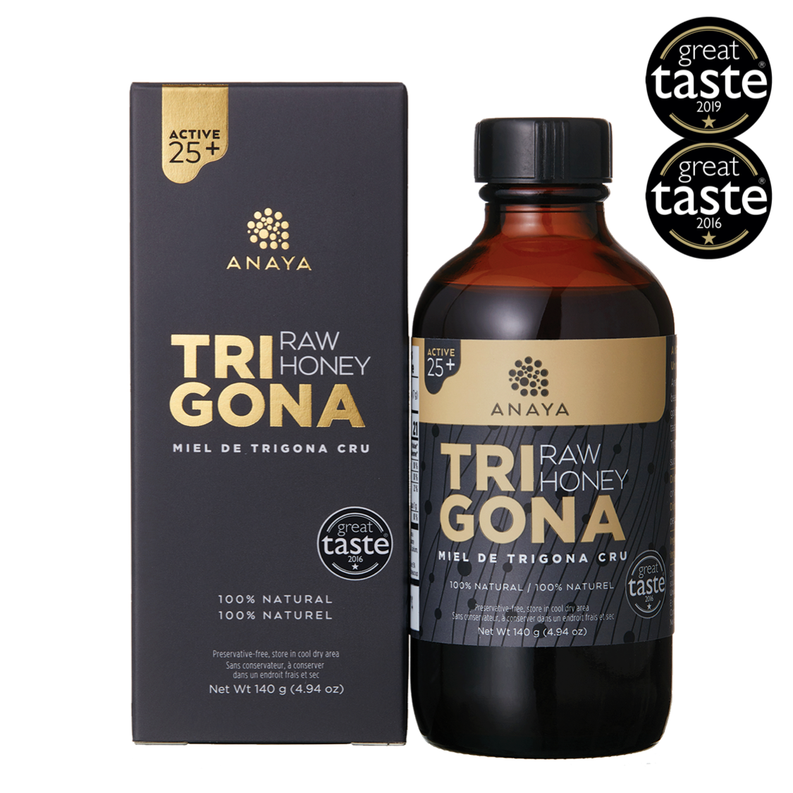 Anaya Raw Trigona Honey Active 25+ 140g