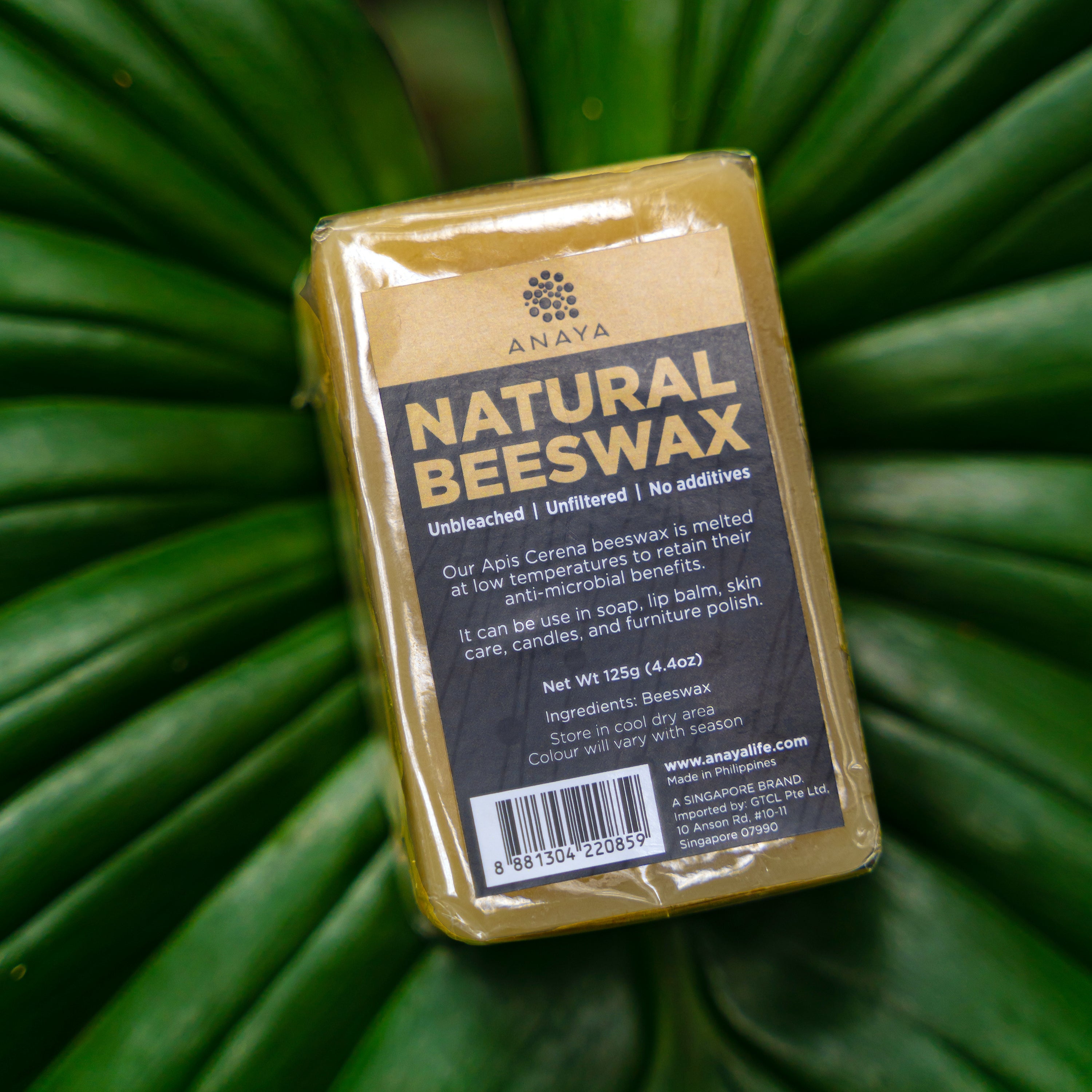 Natural Beeswax block