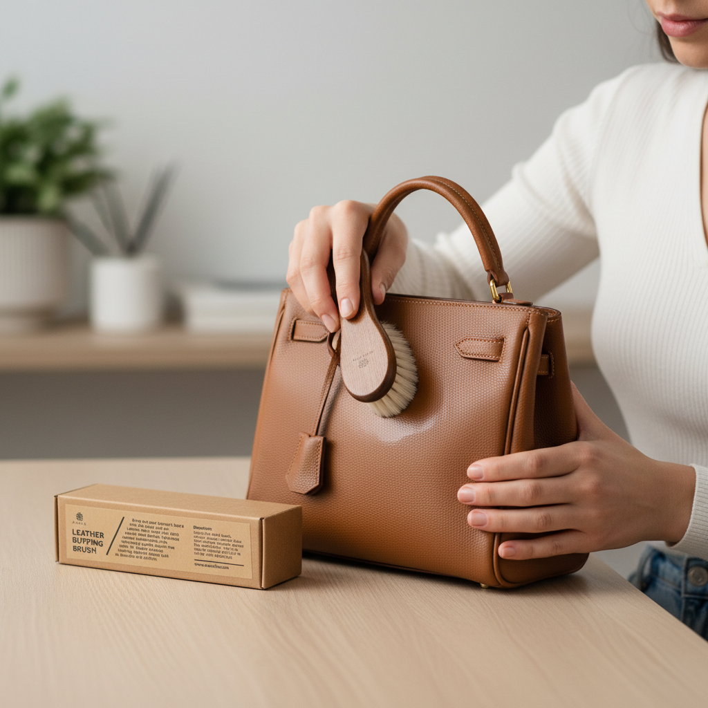 Leather Buffing Brush