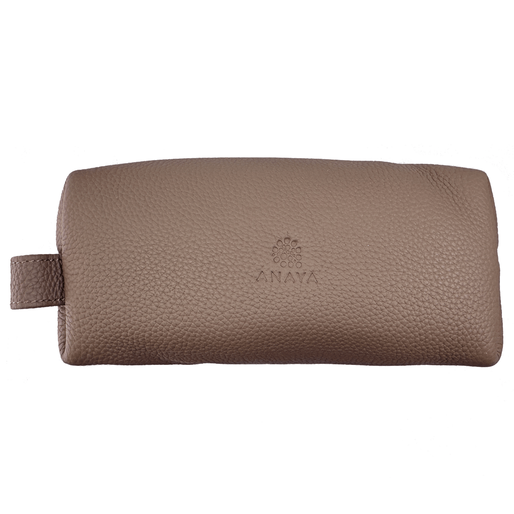 Calf Leather Pouch Set Dark Grey