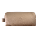 Calf Leather Pouch Set Light Grey