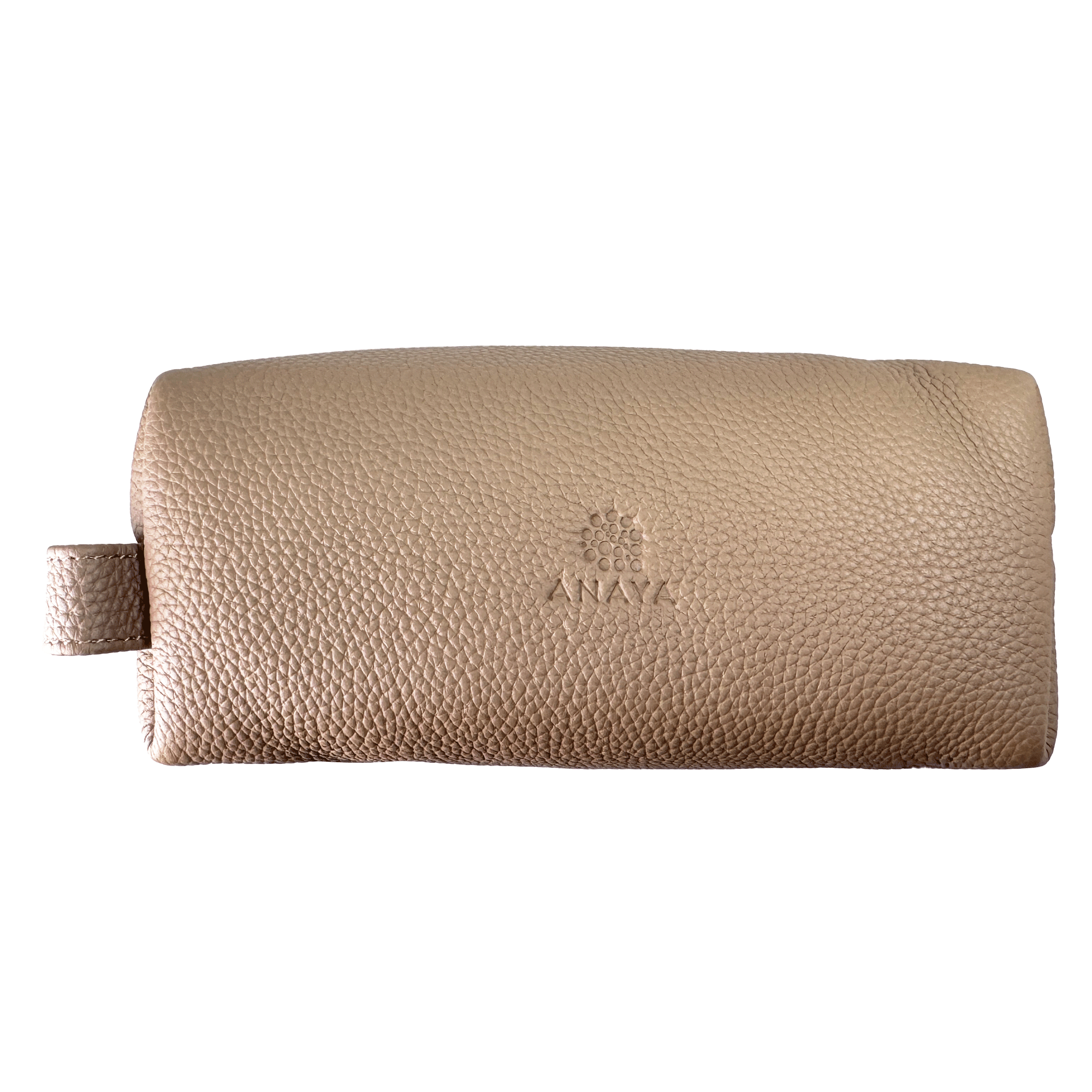 Calf Leather Pouch Set Light Grey