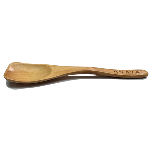 Bamboo honey spoon detail