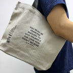 Je Suis Tote Bag in use