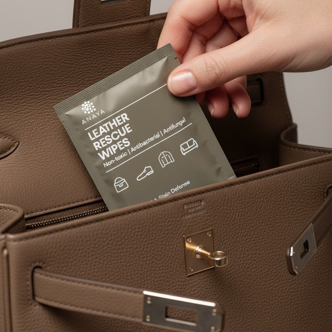 Leather Rescue Wipe detail